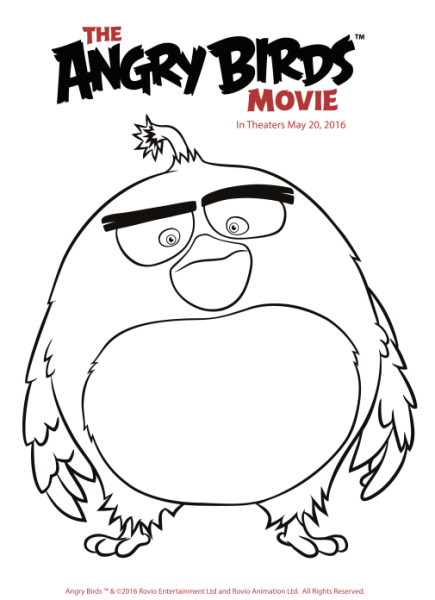 Free Angry Birds Coloring Pages {Printables Angry Birds, Bird 435x600 Free Angry Birds Coloring Pages {Printables Angry Birds, Bird