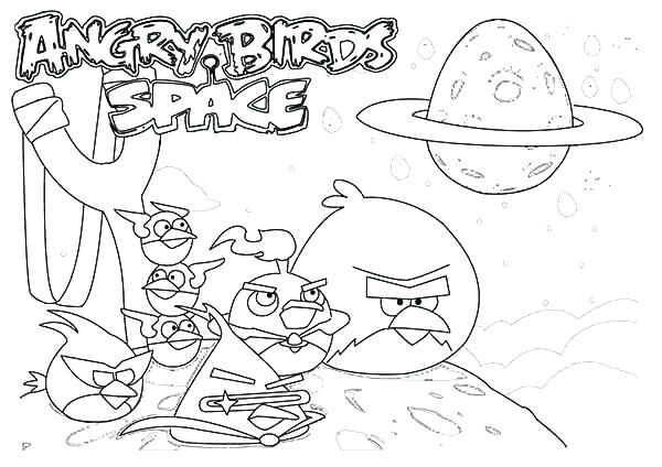 Angry Birds Coloring Sheet 600x424 Angry Birds Coloring Sheet