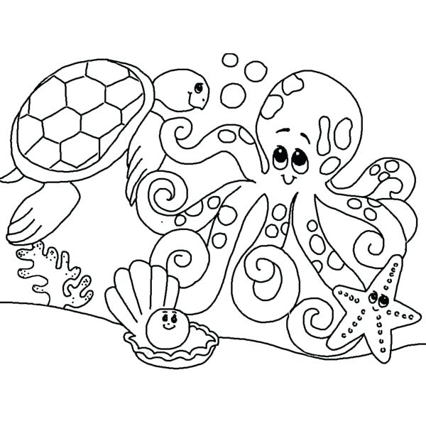 Marine Coloring Page Lovely Ocean Animals Coloring Pages About 600x600 Marine Coloring Page Lovely Ocean Animals Coloring Pages About