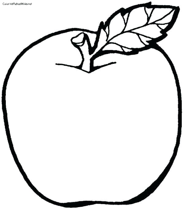 597x681 Free Apple Coloring Pages Free Fruit Coloring Pages Fruit Color