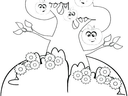 440x330 Apple Tree Coloring Page Free Apple Coloring Pages Free Apple