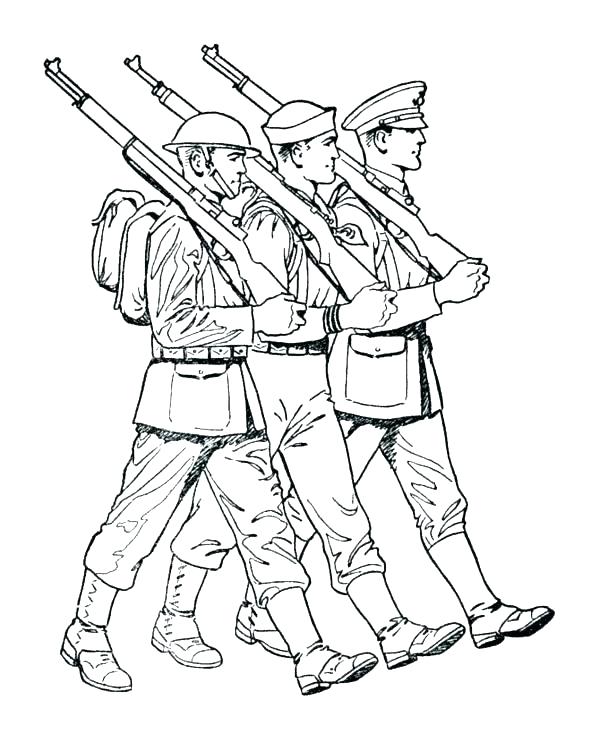 Army Coloring Sheets 600x734 Army Coloring Sheets
