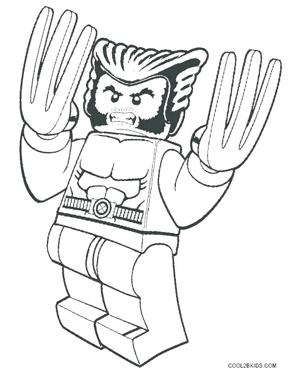 587x750 Free Marvel Coloring Pages Avengers Coloring Pages Wolverine