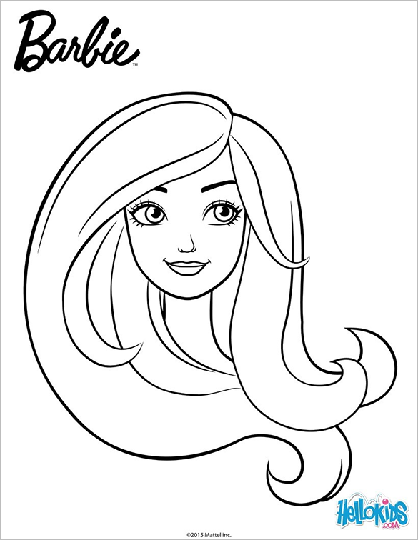 Free Barbie Coloring Pages