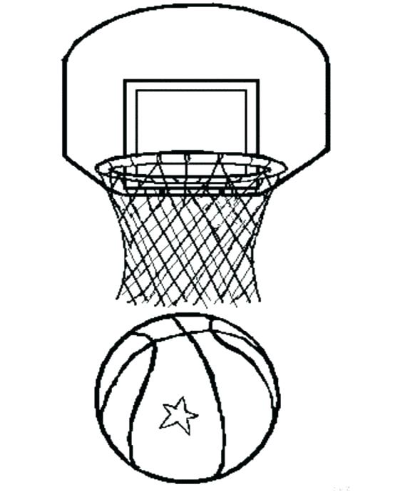 575x690 Basketball Coloring Page A Basketball Coloring Page Coloring Page