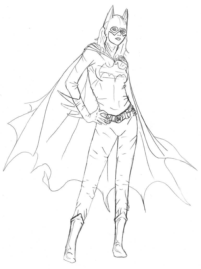 Batgirl Coloring Pages 770x1029 Batgirl Coloring Pages