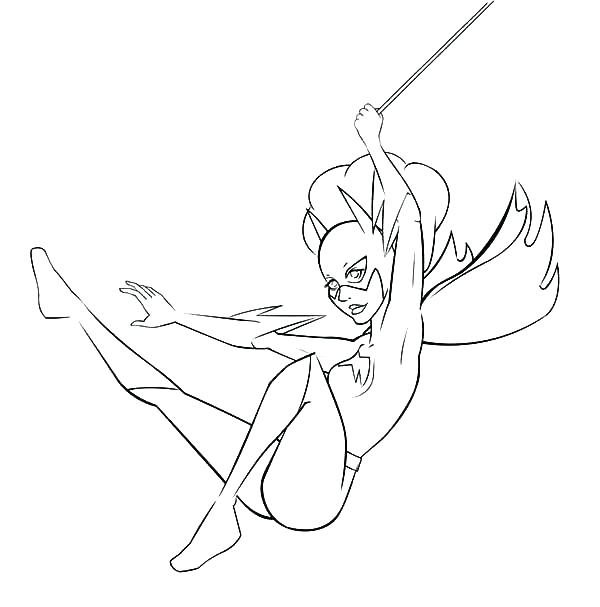 Batgirl Coloring Page 600x607 Batgirl Coloring Page