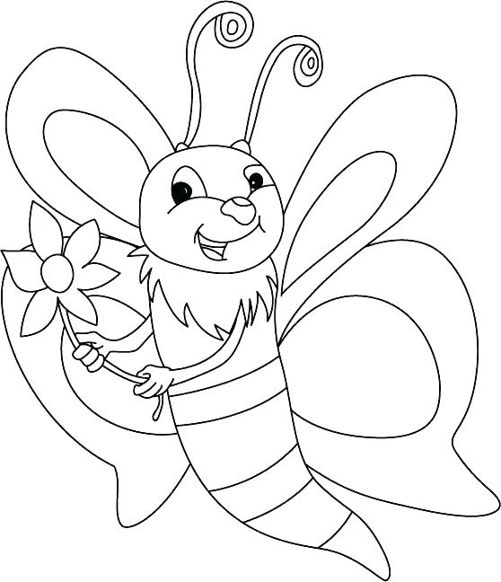 558x648 Bee Coloring Pages S S Free Bumble Bee Colouring Pages Edusmart.co