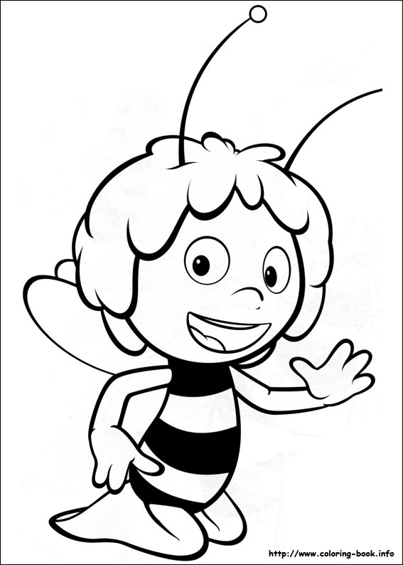567x794 Maya The Bee Coloring Pages