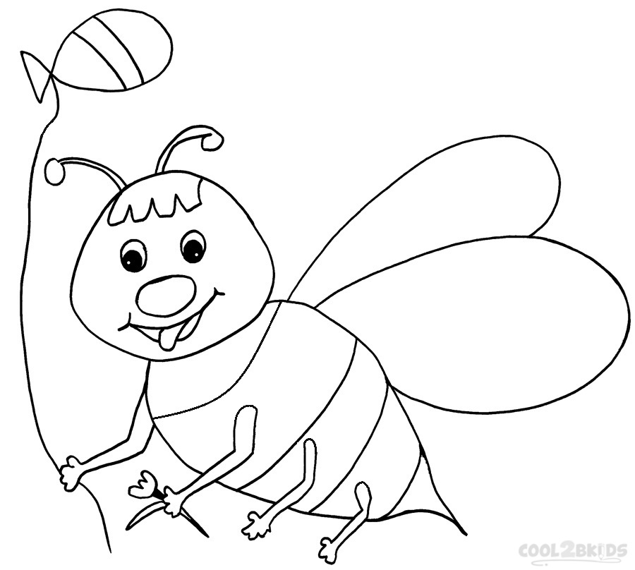 900x808 Printable Bumble Bee Coloring Pages For Kids Cool2bkids