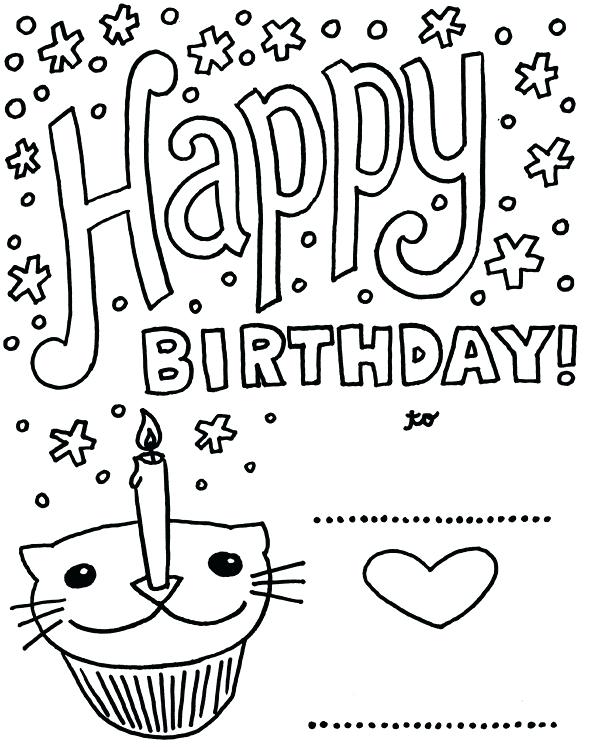 Birthday Color Pages Design Ideas Coloring Pages Birthday Cards 591x747 Birthday Color Pages Design Ideas Coloring Pages Birthday Cards