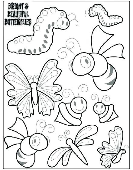 Insect Coloring 440x560 Insect Coloring