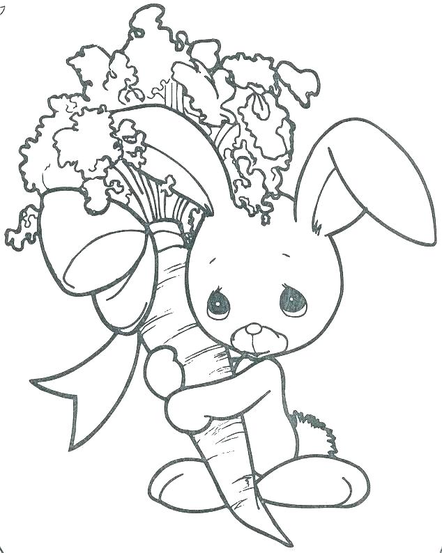 634x794 Bunny Rabbit Coloring Page