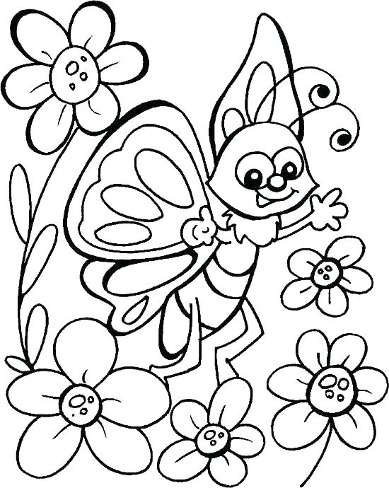 550x690 Free Butterfly Coloring Pages Printable Butterfly Pictures Free