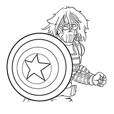 Free Captain America Coloring Pages