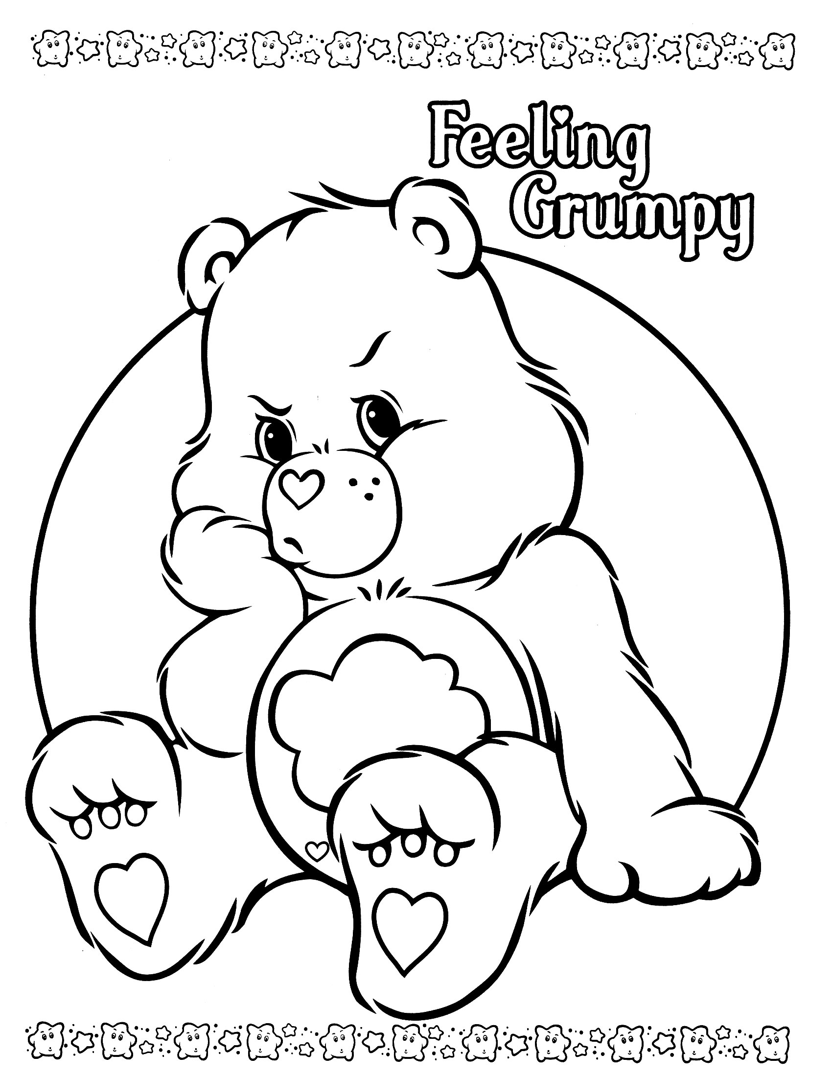 Care Bear Coloring Pages To Download And Print For Free 1700x2200 Care Bear Coloring Pages To Download And Print For Free