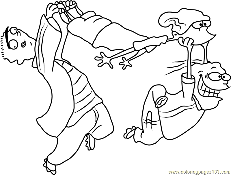 800x608 Ed Edd Eddy Fly Cartoon Coloring Page