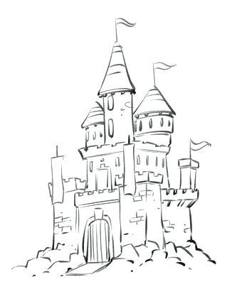 Free Castle Coloring Pages at GetColorings.com | Free printable ...