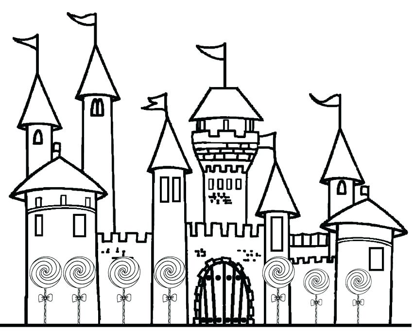Disney Castle Coloring Pages Free Printable Castle Coloring Pages 850x689 Disney Castle Coloring Pages Free Printable Castle Coloring Pages