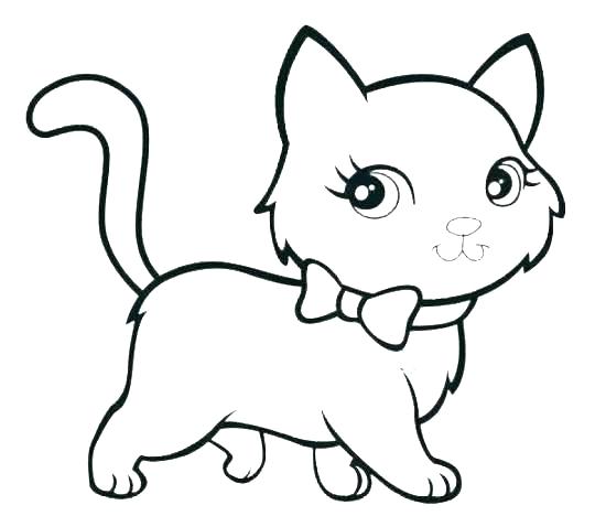 540x468 Cat Coloring Book Pages