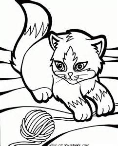 242x300 Cat Coloring Pages Adults