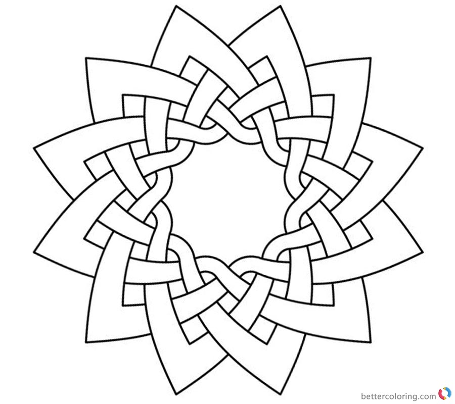 Celtic Knot Coloring Pages Work Dodeca 900x800 Celtic Knot Coloring Pages Work Dodeca