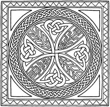 Celtic Coloring Pages For Adults 385x374 Celtic Coloring Pages For Adults