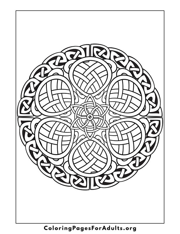 Celtic Coloring Pages For Adults Educational Coloring Pages 612x792 Celtic Coloring Pages For Adults Educational Coloring Pages