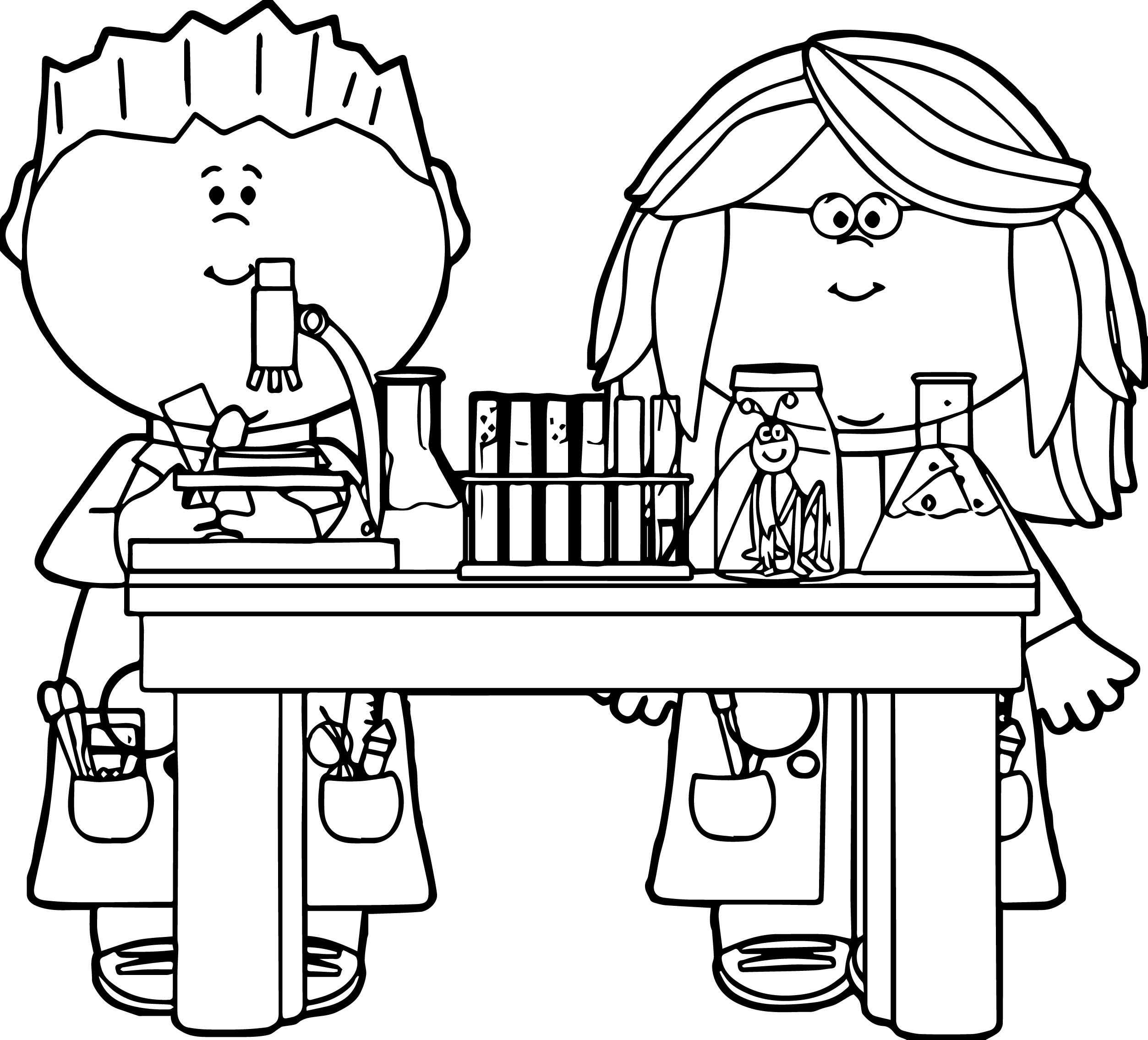 2506x2271 Chemistry Coloring Pages 4 Page