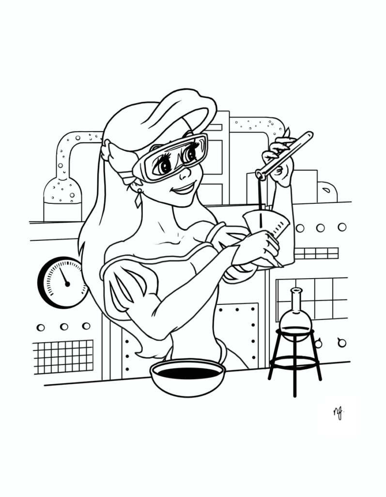 797x1024 Chemistry Coloring Pages