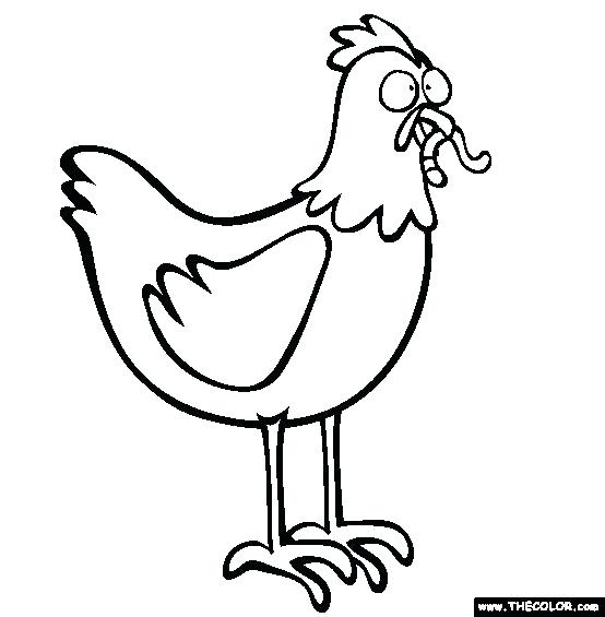 Free Chicken Coloring Pages