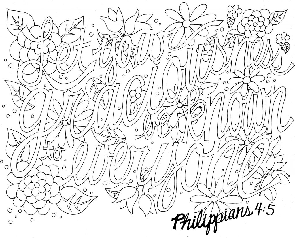 1024x826 Bible Verses Coloring Pages Adult Page Printable Alphabet Teen