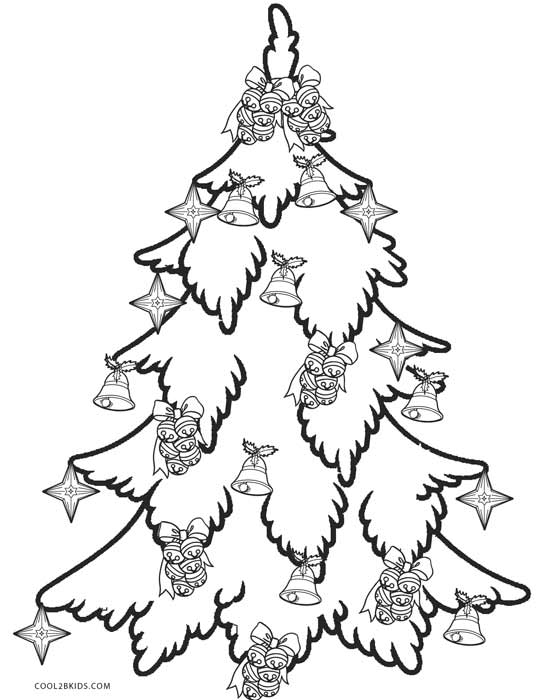 Printable Christmas Tree Coloring Pages For Kids Cool2bkids 541x700 Printable Christmas Tree Coloring Pages For Kids Cool2bkids