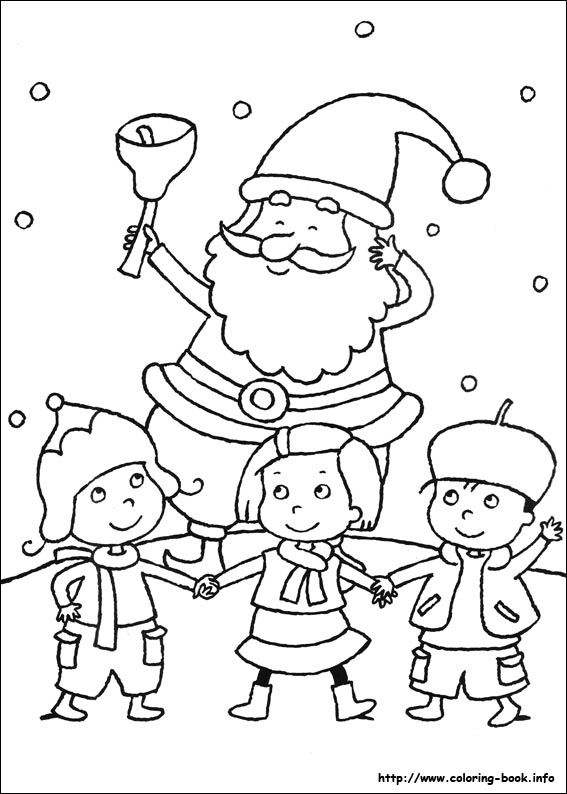 567x794 Free Christmas Coloring Pages For Children