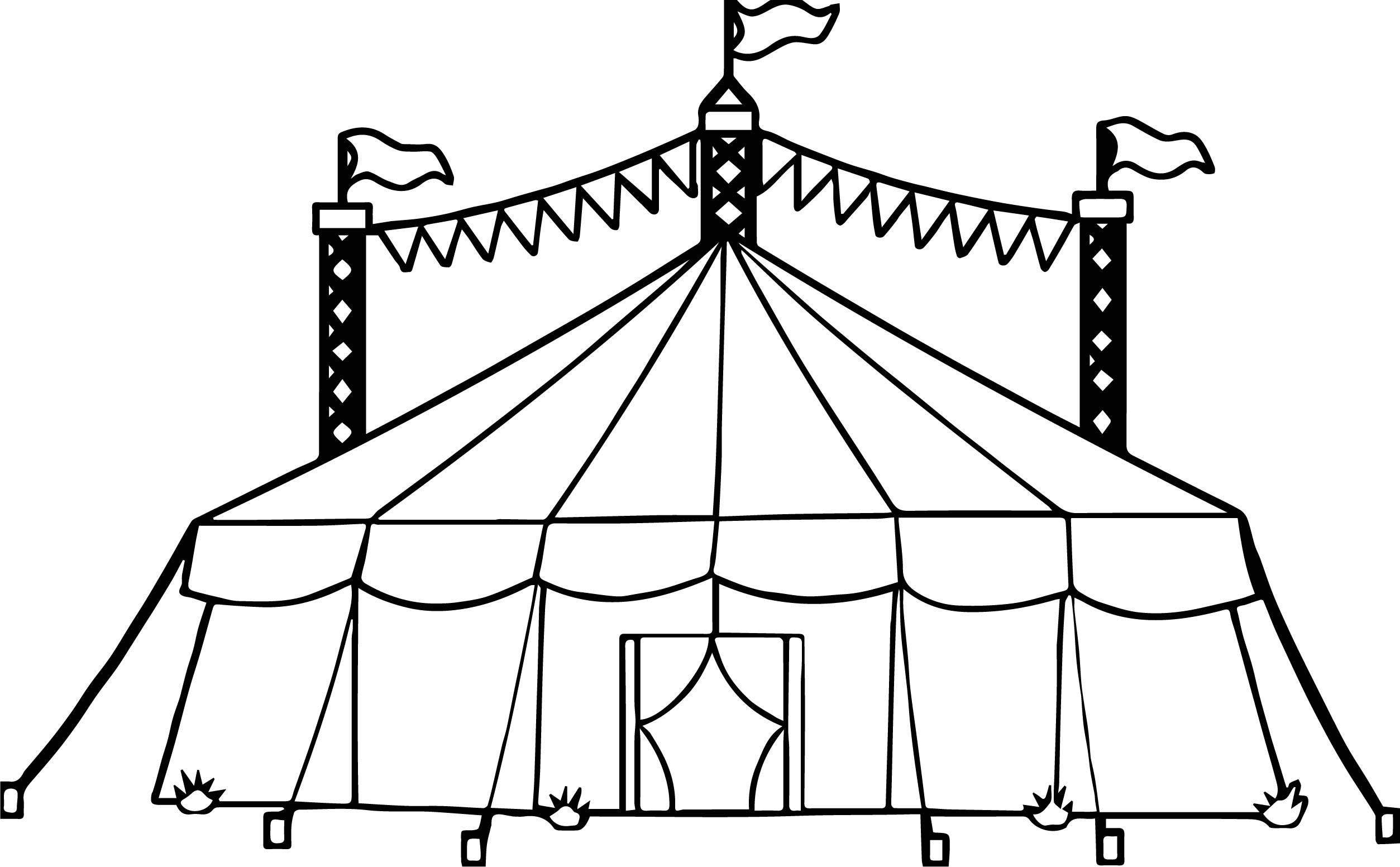 Simplistic Circus Coloring Pages Free 2507x1553 Simplistic Circus Coloring Pages Free