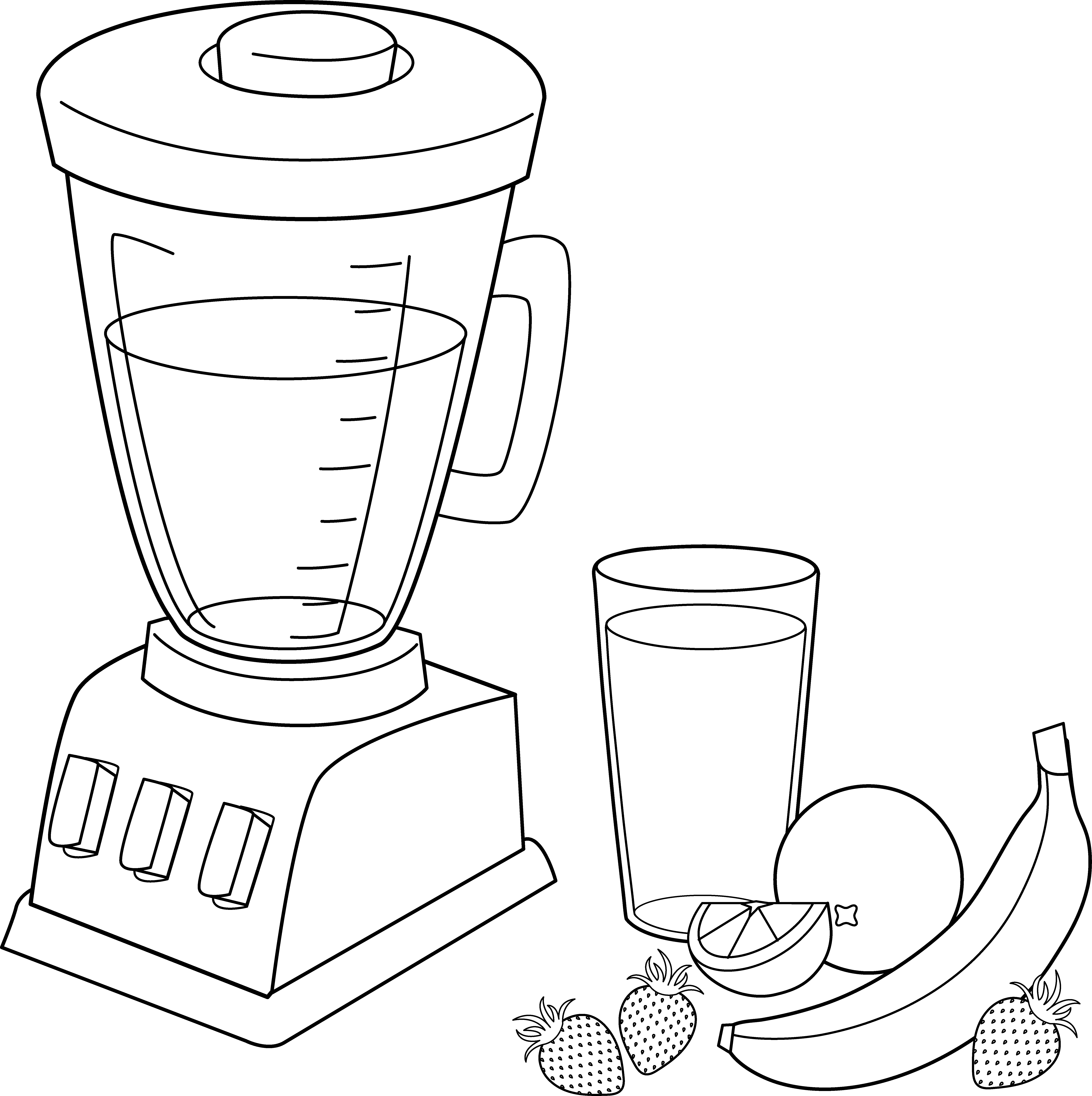 6567x6594 Unique Fruit Smoothie Coloring Pages Collection Printable