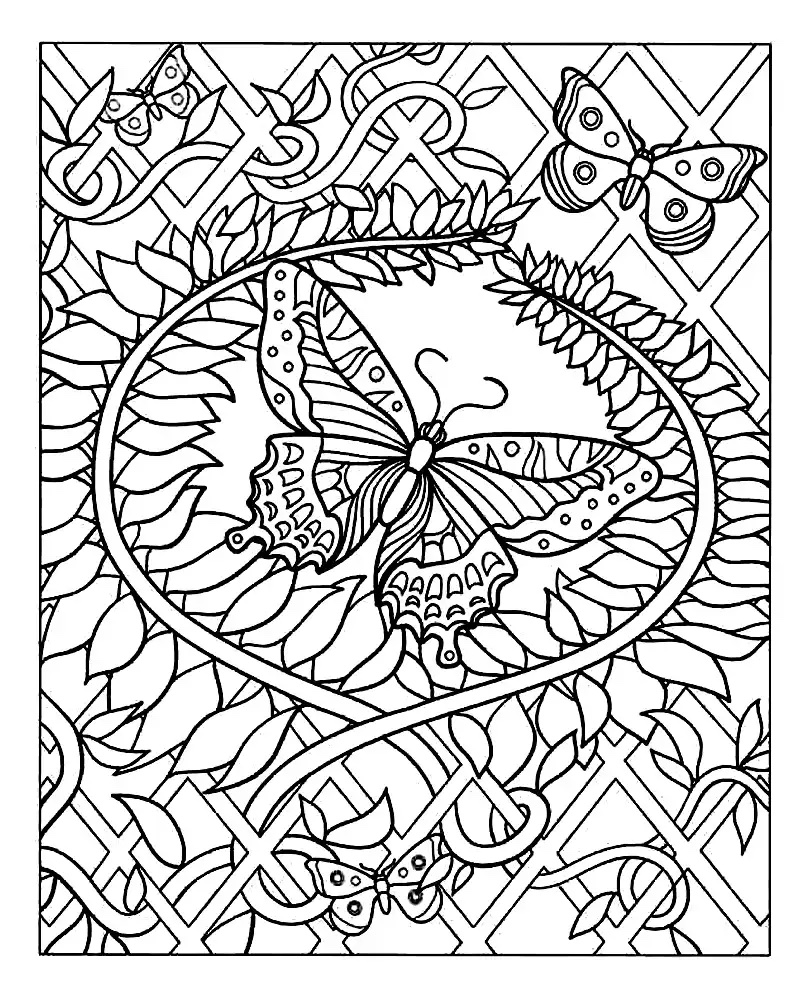 811x1000 Free Coloring Page Coloring Free Butterfly. A Superb Coloring Page