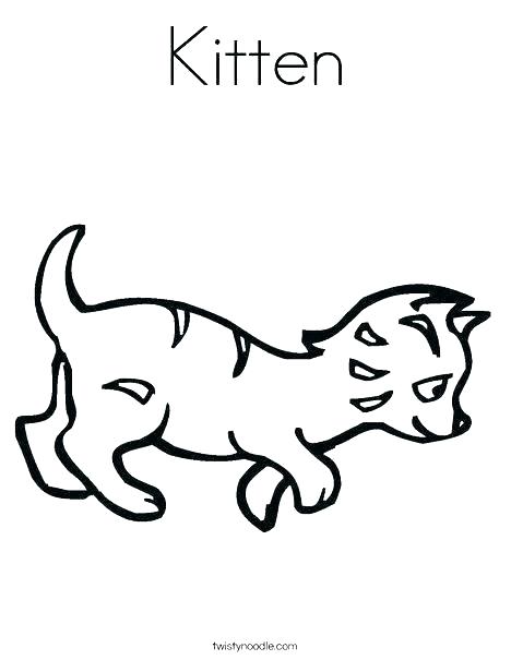 468x605 Kitten Coloring Book Also Coloring Pages Kitten The Kitten