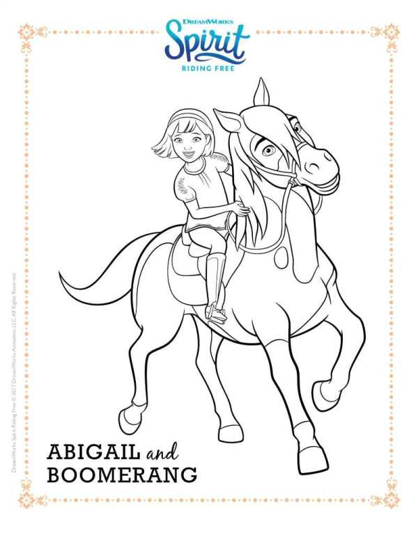 Kids N 16 Coloring Pages Of Spirit Riding Free 600x776 Kids N 16 Coloring Pages Of Spirit Riding Free