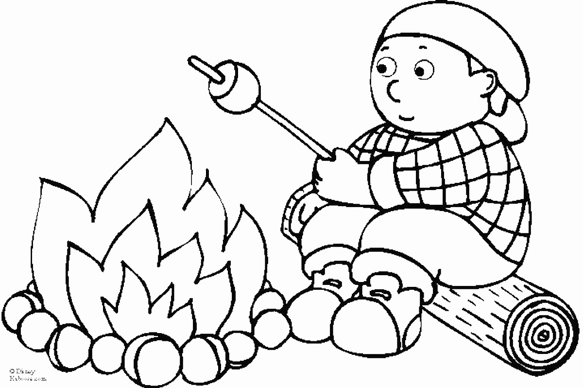Camping Coloring Pages 1200x798 Camping Coloring Pages