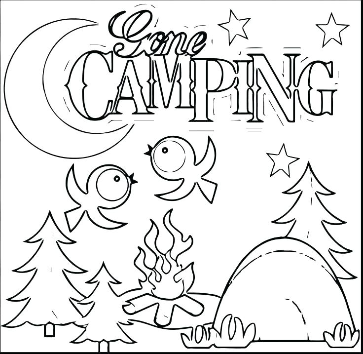 Camping Coloring Sheets Backpack Coloring Page Camping Pages Free 736x717 Camping Coloring Sheets Backpack Coloring Page Camping Pages Free