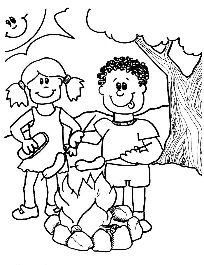 Camping Themed Coloring Pages Discover 700x906 Camping Themed Coloring Pages Discover