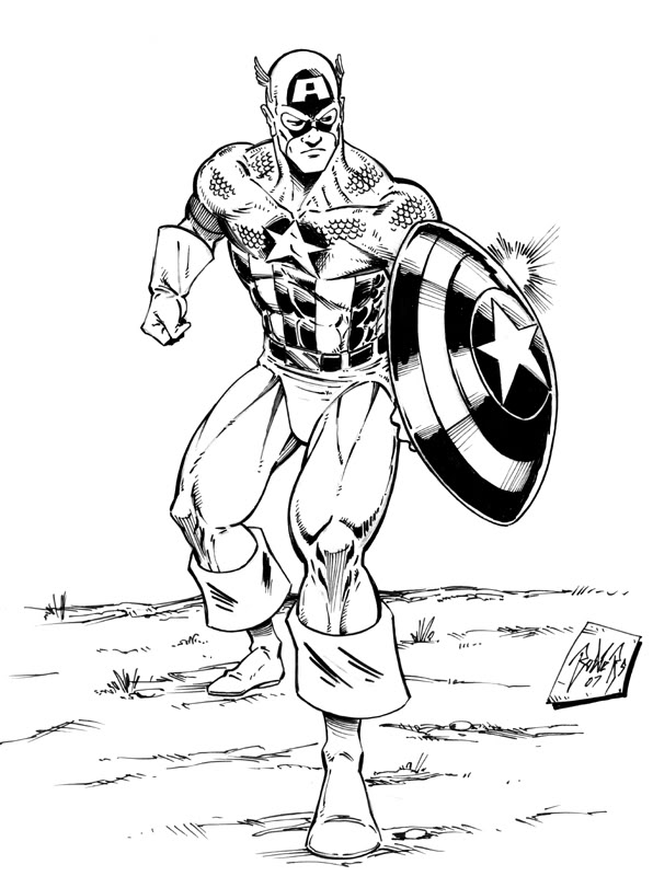 Captain America Coloring Pages Avengers Coloring Pages (3 596x800 Captain America Coloring Pages Avengers Coloring Pages (3