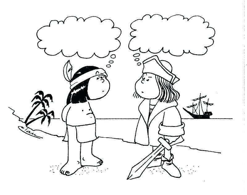 800x633 Free Printable Coloring Pages Christopher Columbus 3 Ships Page
