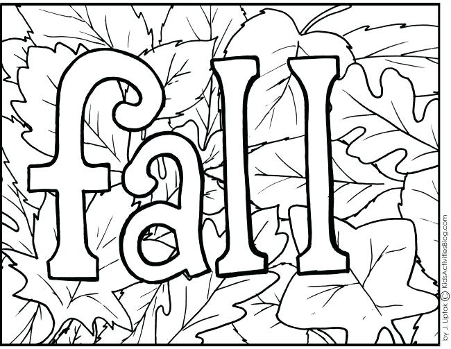 650x503 Coloring Pages Of Fall Fall Color Pages Printable Fall Leaves
