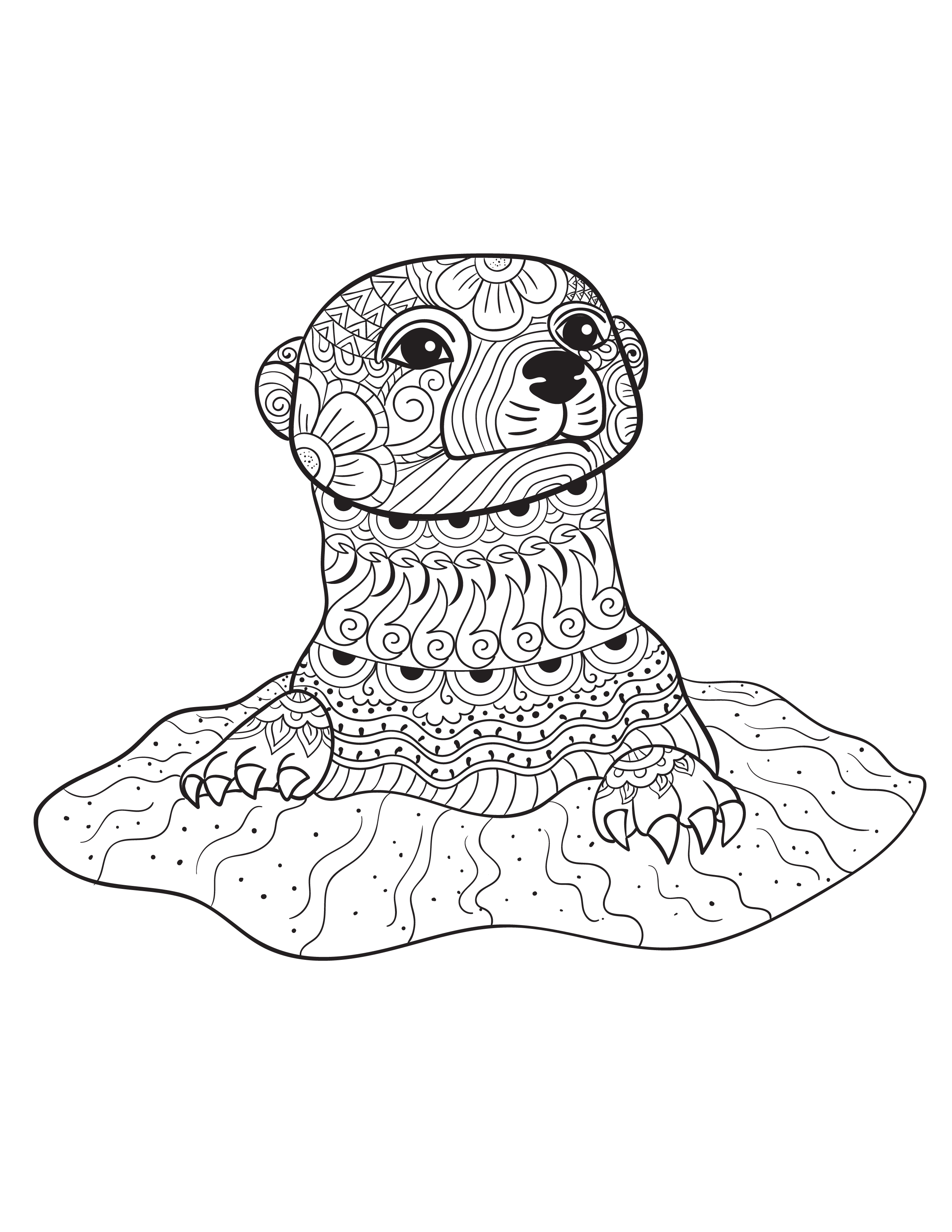 Best Of Animal Coloring Pages For Adults Gallery Printable 2550x3300 Best Of Animal Coloring Pages For Adults Gallery Printable