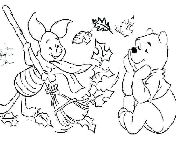 678x600 Fall Coloring Pages Free Printable