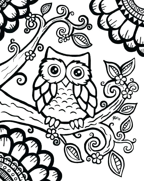 570x713 Coloring Pages Of Owls Coloring Pictures Of Barn Owls Pages Owl