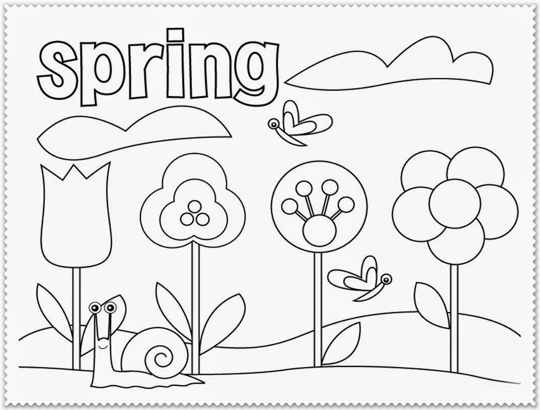 1066x810 Free Coloring Pages For Elementary Students Best Of Spring