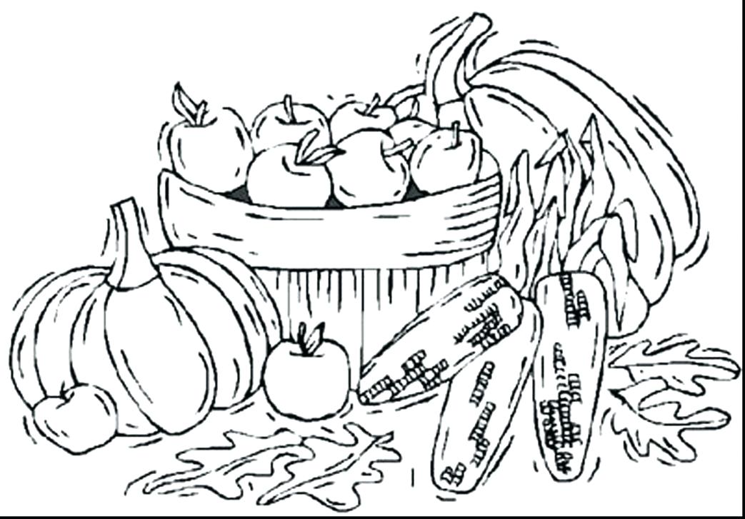1043x727 Coloring Pages Elementary Students Fall Pictures To Color